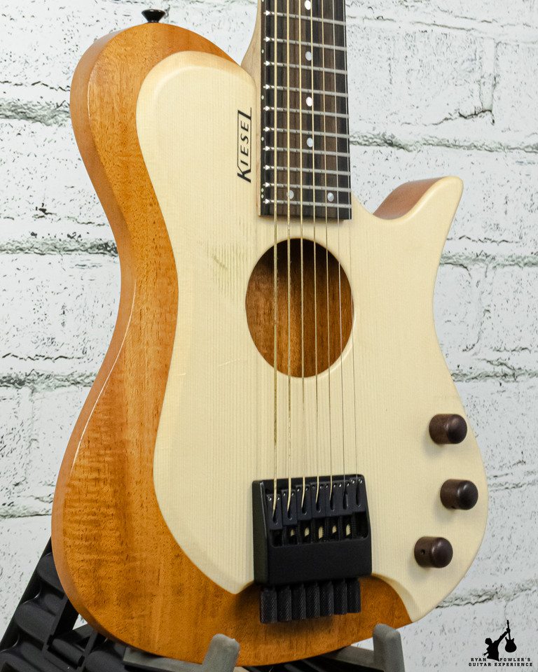 Kiesel Zeus 7 String Satin Natural w/ Bag
