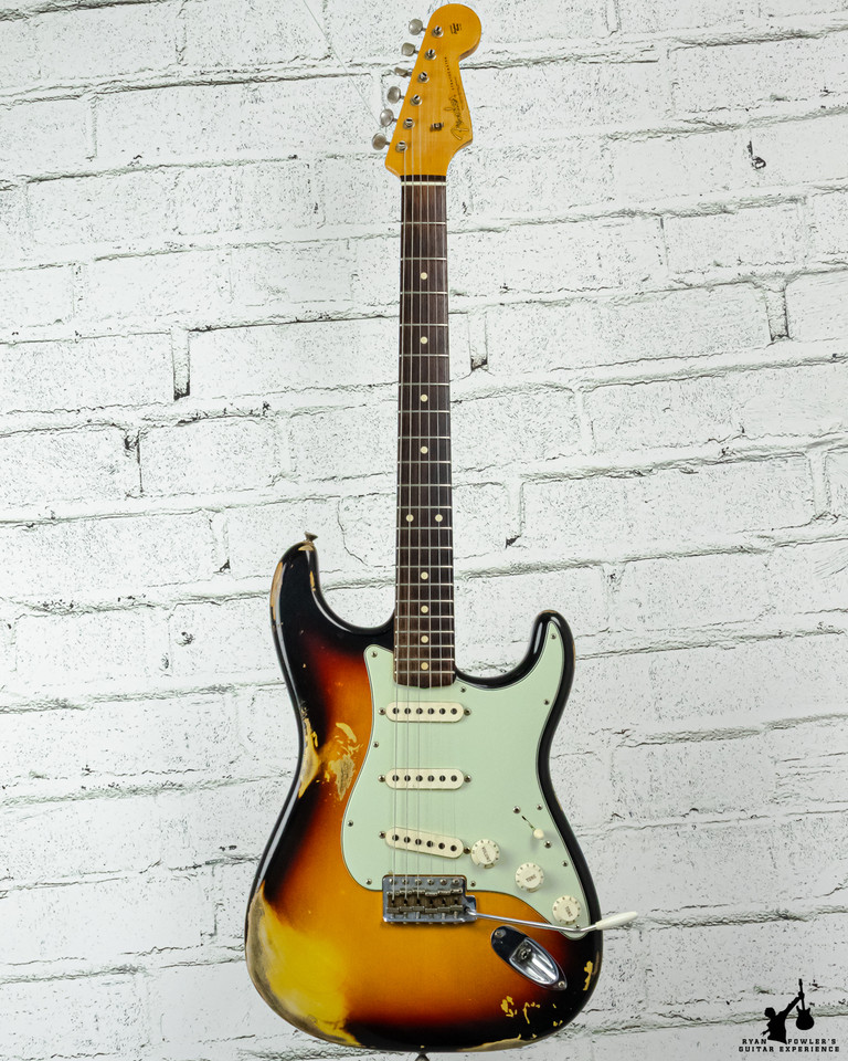 2018 Fender Custom Shop 62 Strat Sunburst Heavy Relic - OHSC