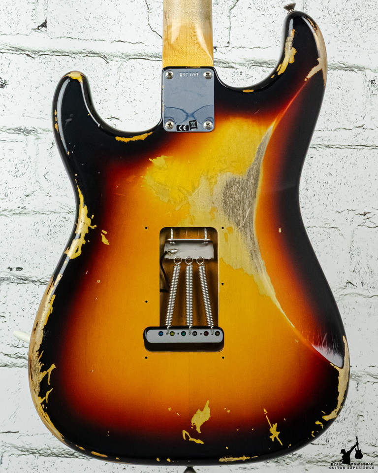 2018 Fender Custom Shop 62 Strat Sunburst Heavy Relic - OHSC