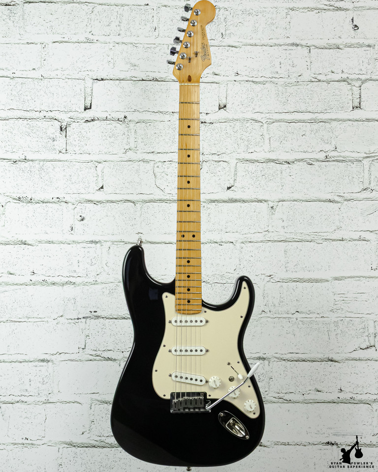 1989 Fender American Standard Strat Black -OHSC