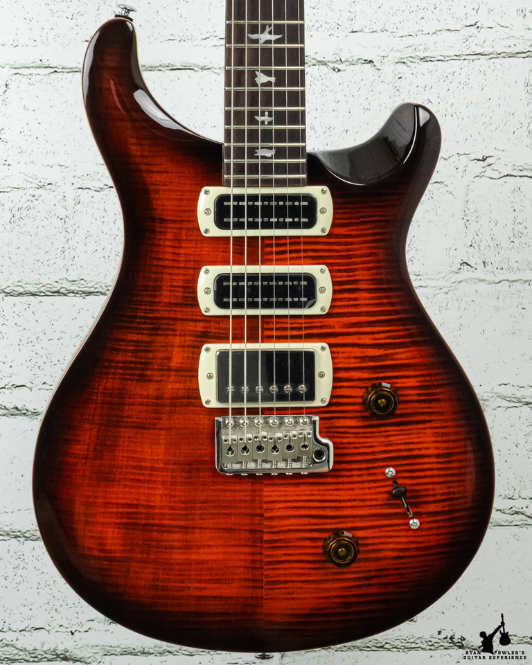 PRS SE Studio Orange Tiger Smokeburst w/ bag (#7585)