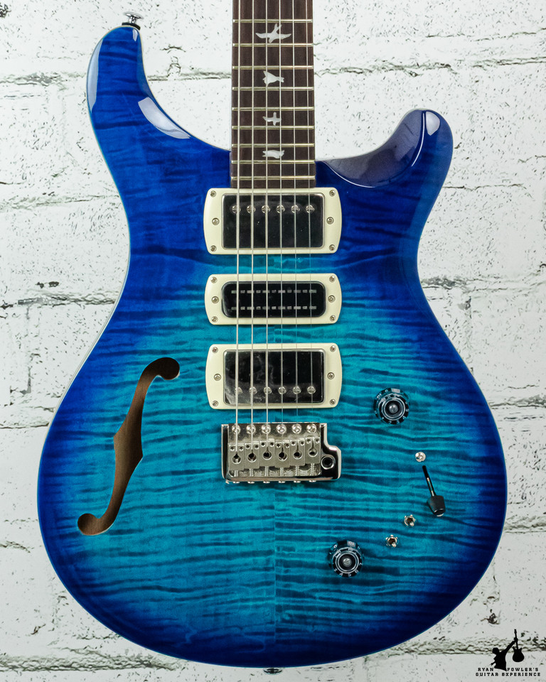 PRS SE Special Semi-Hollow Lake Blue w/ bag (#6623)