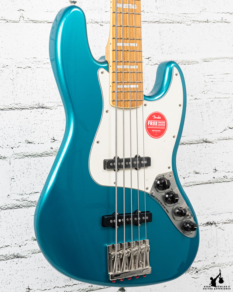 Squier Classic Vibe Active 70s Jazz Bass V 5 String Ocean Turquoise