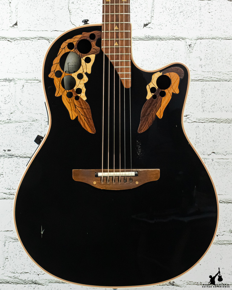 Ovation 1868 Elite Black Top w/OHSC
