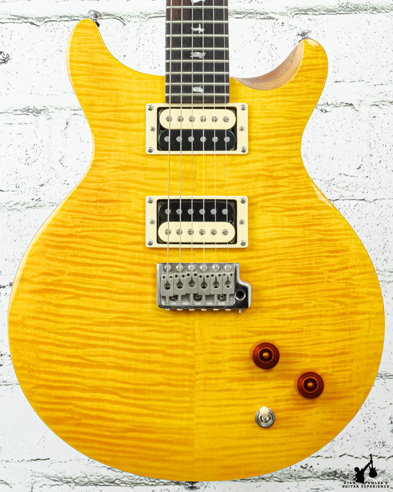 2021 PRS SE Santana Yellow Flame w/gigbag