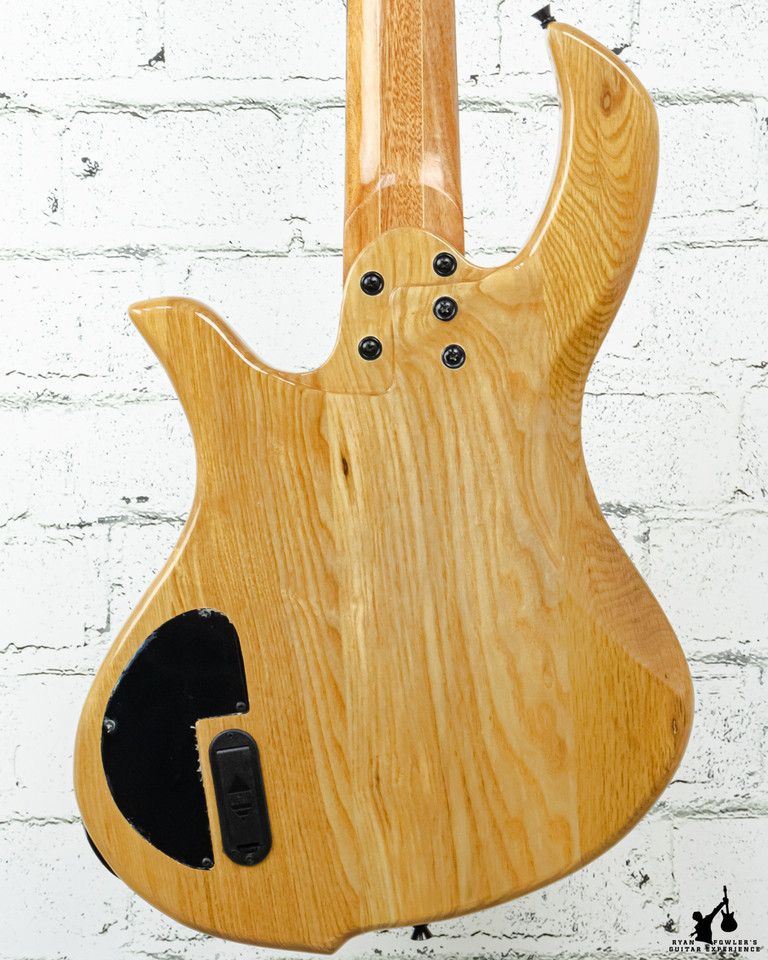 Flyoung 5 String Neck Through Body Electric Bass Guitar with Burl Maple Veneer