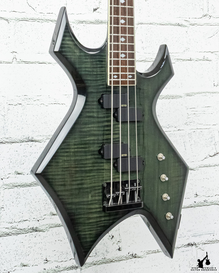 2000 B.C. Rich Warlock Neck-Thru Bass w/EMG's
