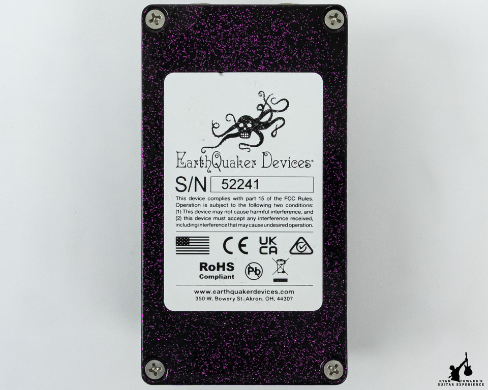 Earthquaker Devices Plumes Purple Sparkle
