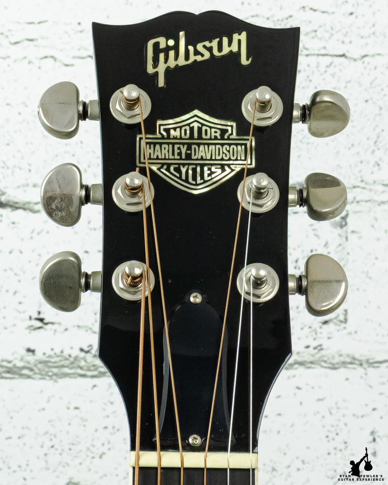 1994 Gibson J-185 Harley Davidson Limited Edition w/ OHSC
