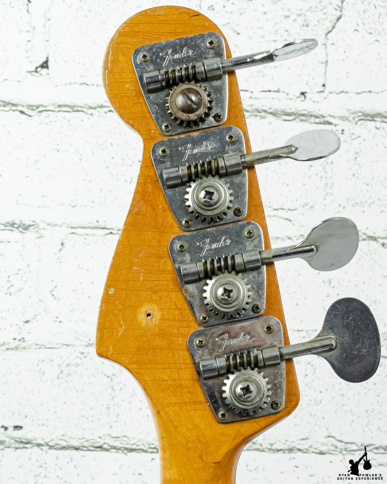 1966 Fender Jazz Bass Candy Apple Red Matching Headstock w/ HSC