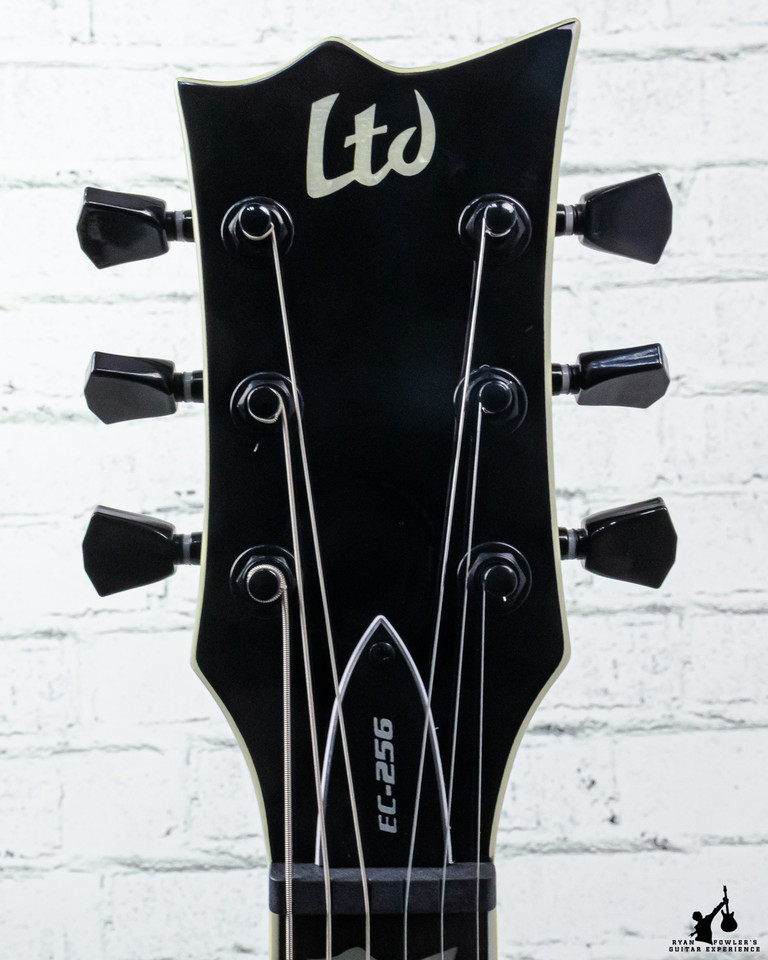 ESP LTD EC-256 Silver Sunburst Teardrop