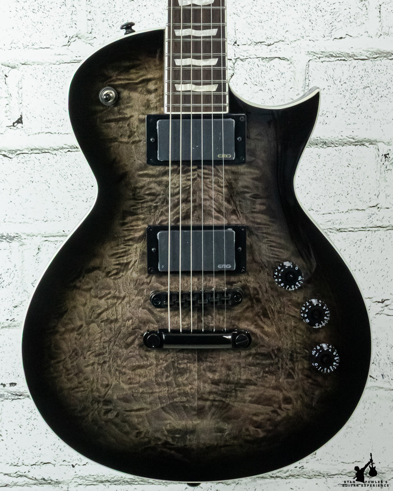 ESP LTD EC-400 Electric Guitar - See-thru Black Sunburst