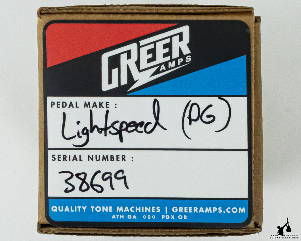 Greer Lightspeed Organic Overdrive Pedal