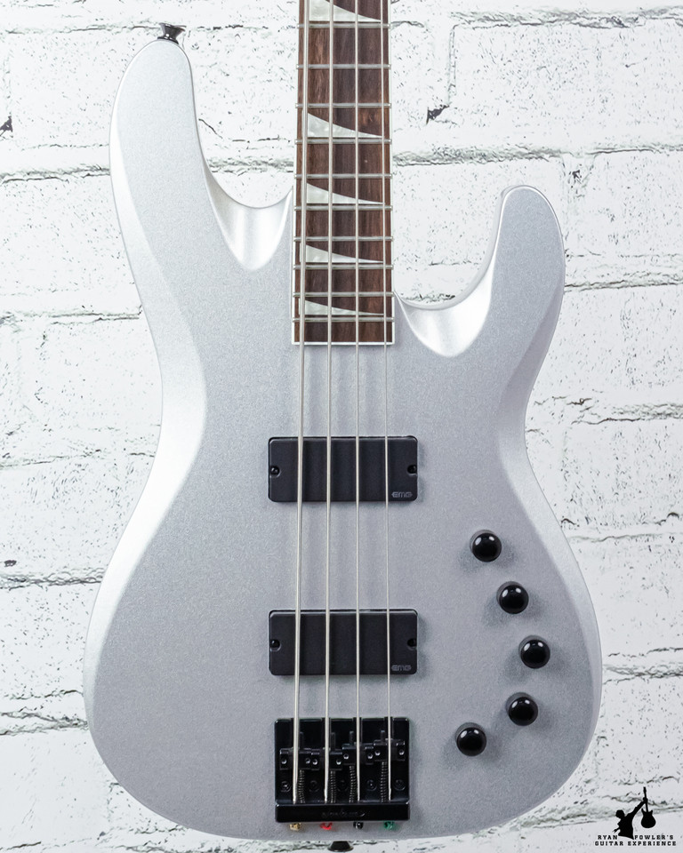 Jackson X Series Dave Ellefson Signature Bass Silver Sparkle