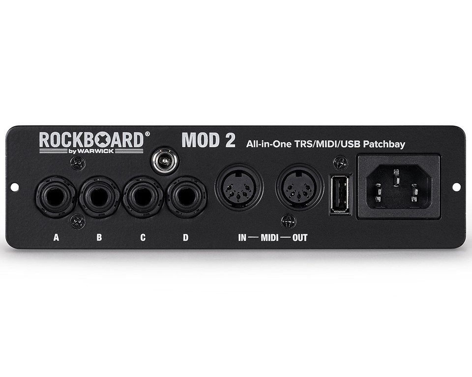 RockBoard MOD 2 V2 All-in-one Patchbay - TS/TRS, MIDI & USB