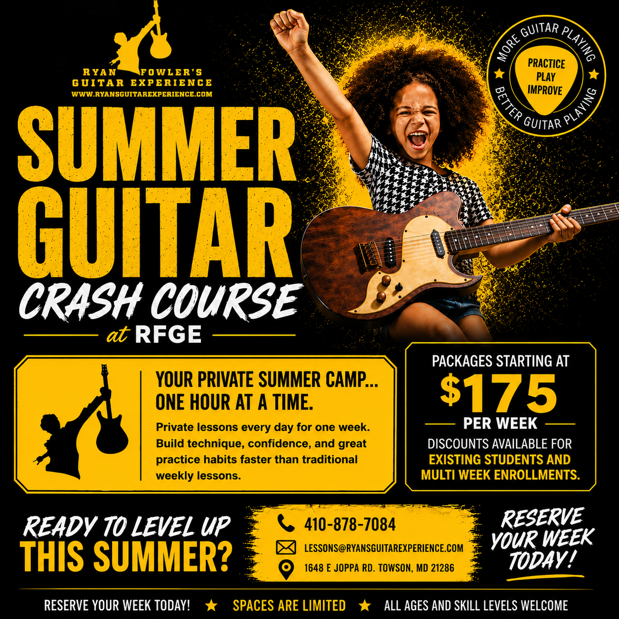 RFGE Summer Guitar Crash Course