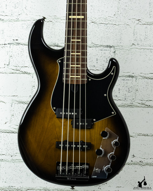 Yamaha BB735A 5-String Bass Dark Coffee Sunburst w/ bag