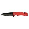 KNF-BR003-RED-LSR: Red 4.5in Rescue Knife