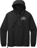 AQD-JST66-EMB-BLK: Black Packable Anorak Jacket