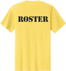 AQD-PC43Y-YLW-CD-SCR: Youth Yellow "Classic Duck" with Back Roster Tee