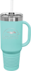 AQD-LTM74-LSR: 40 oz. Travel Mug with Snap Lid & Straw