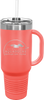 AQD-LTM74-LSR: 40 oz. Travel Mug with Snap Lid & Straw