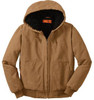 CSJ41: Washed Duck Cloth Insulated Hooded Work Jacket by CornerStone.