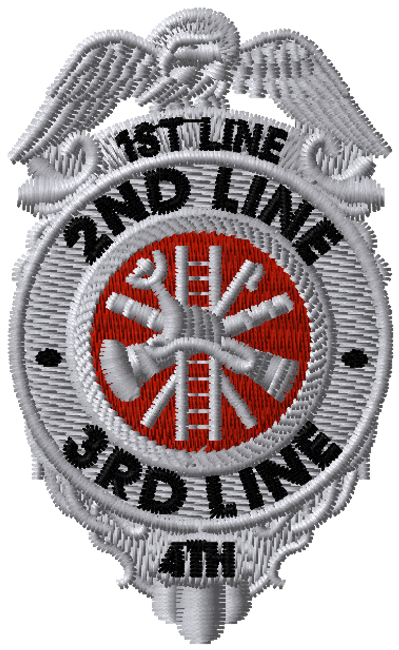 Deco Stk Emb Fd Badge Ff 1