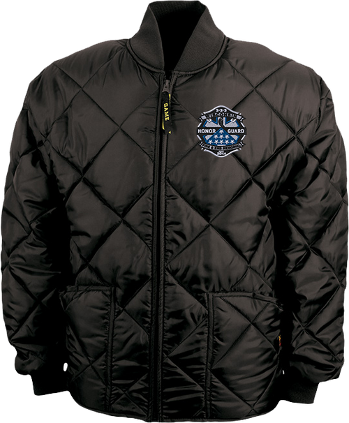 WHG-1221-J-EMB: Black Bravest Jacket