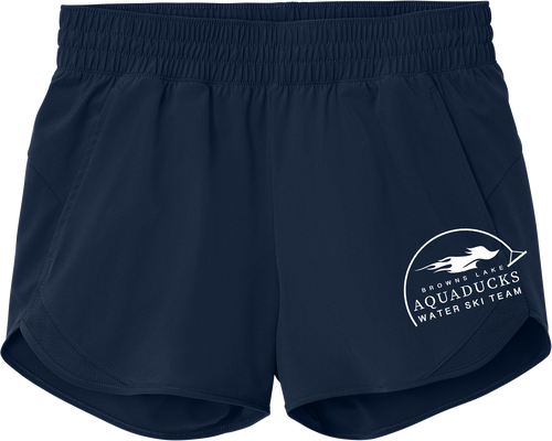 AQD-LST484-HTV-TNVY: Women's True Navy Repeat Swift Short
