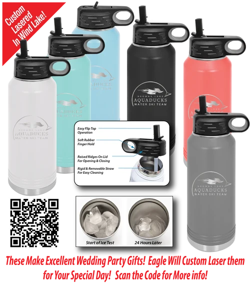 AQD-LWB202-LSR: Vacuum Insulated Water Bottle