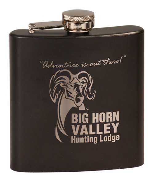 FSK600 - 6 oz. Laserable Stainless Steel Flask Series