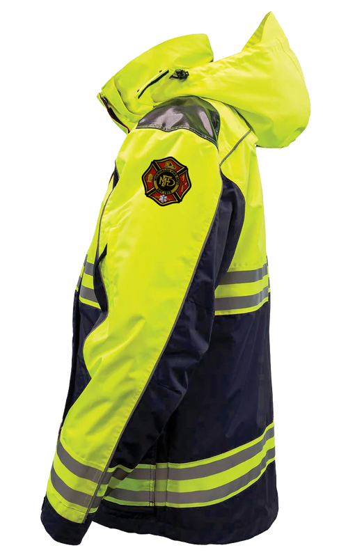 MKFD-3555: 3-in-1 Hi-Viz Navy Rescue Jacket