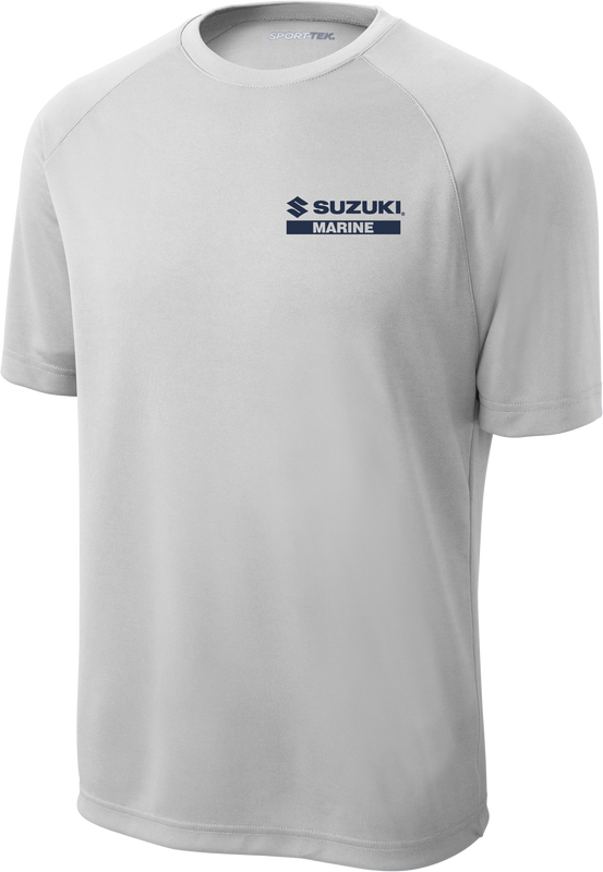 AQD-T473-SCR-SLVR-SCR: Silver Short Sleeve Dry Zone Raglan T-Shirt