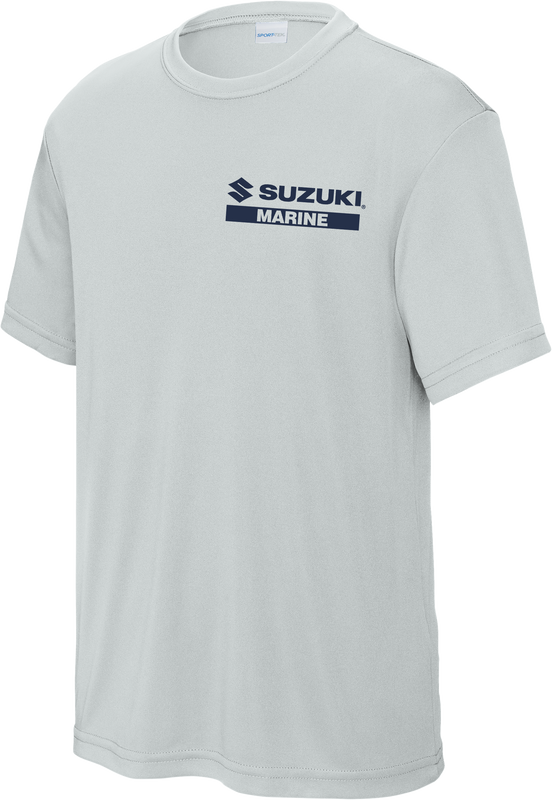 AQD-YST350-SLVR-SCR: Youth Silver Youth PosiCharge Competitor Tee