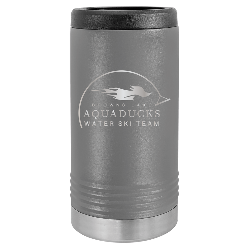 AQD-LBH50-60-SRS-LSR: Slim Stainless Steel Vacuum Insulated Beverage Holder