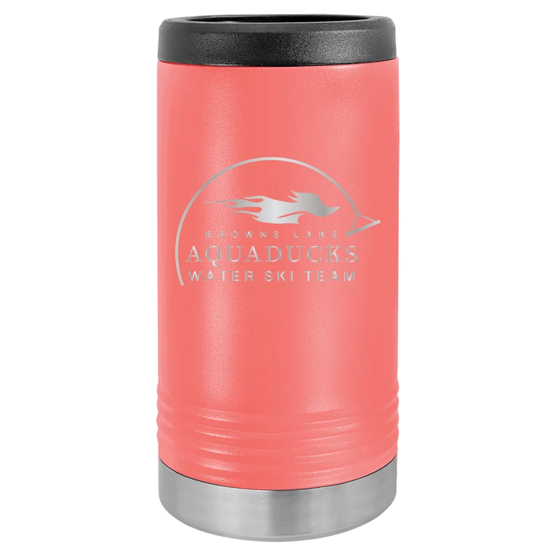 AQD-LBH50-60-SRS-LSR: Slim Stainless Steel Vacuum Insulated Beverage Holder