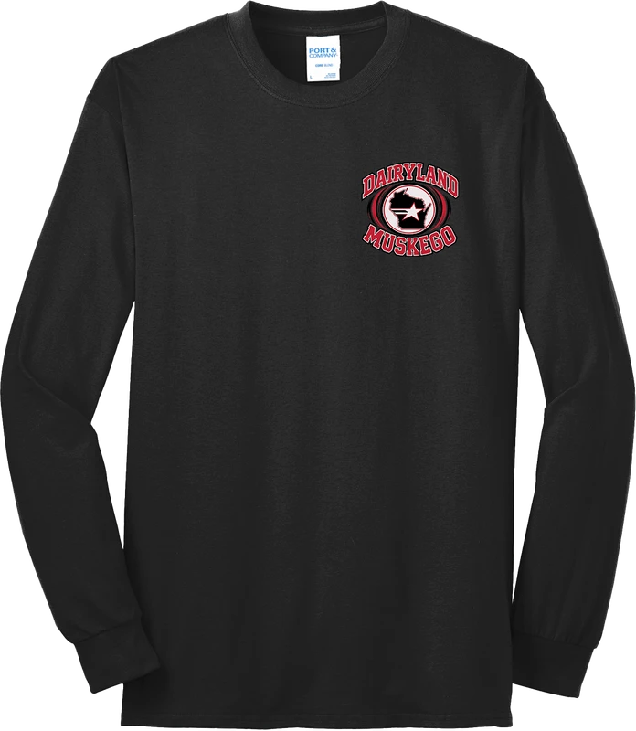 DBUS-PC55LS-DTF-MLTI: 50/50 5.5oz Long Sleeve T-Shirt