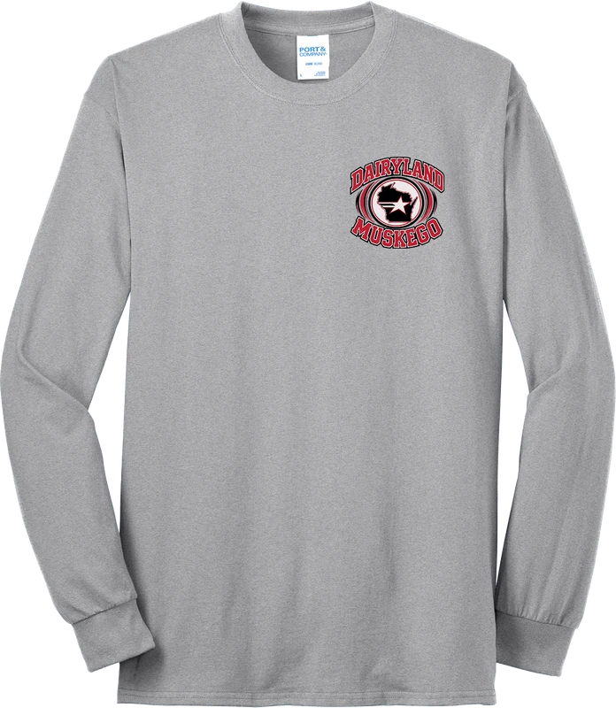 DBUS-PC55LS-DTF-MLTI: 50/50 5.5oz Long Sleeve T-Shirt