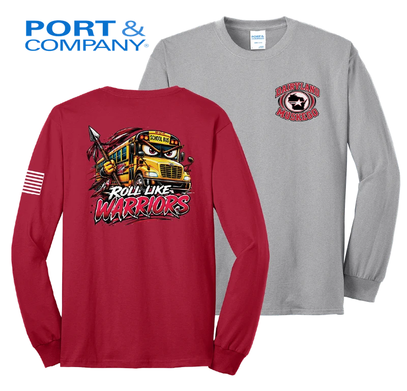 DBUS-PC55LS-DTF-MLTI: 50/50 5.5oz Long Sleeve T-Shirt