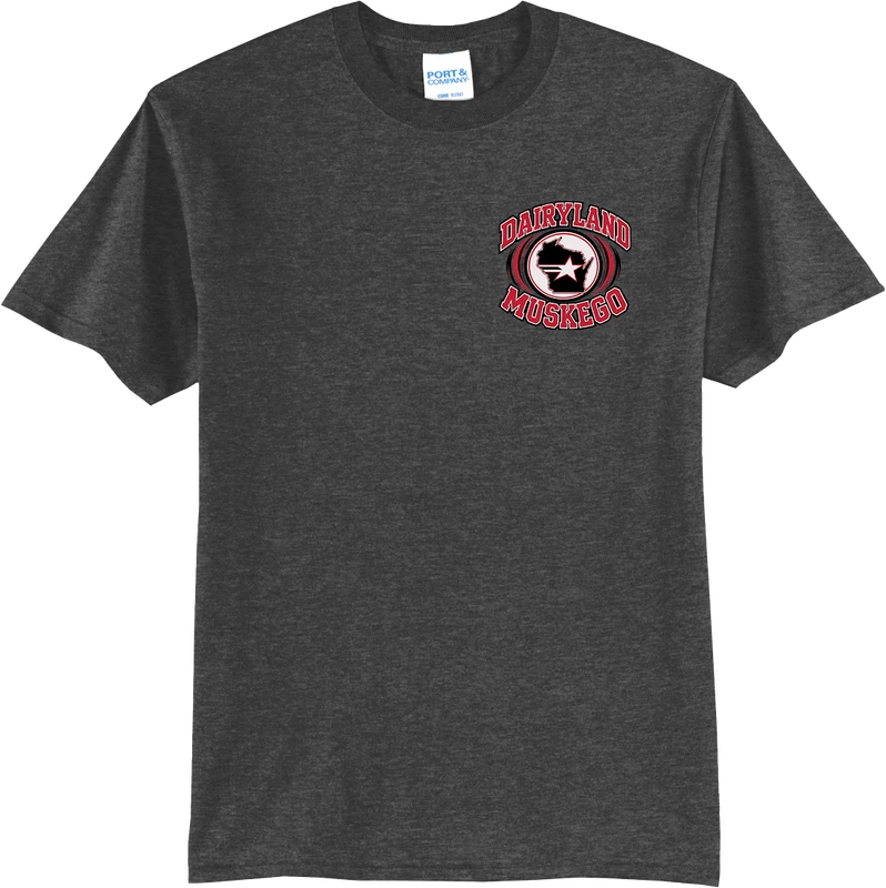 DBUS-PC55-DTF-MLTI: 50/50 5.5oz Short Sleeve T-Shirt