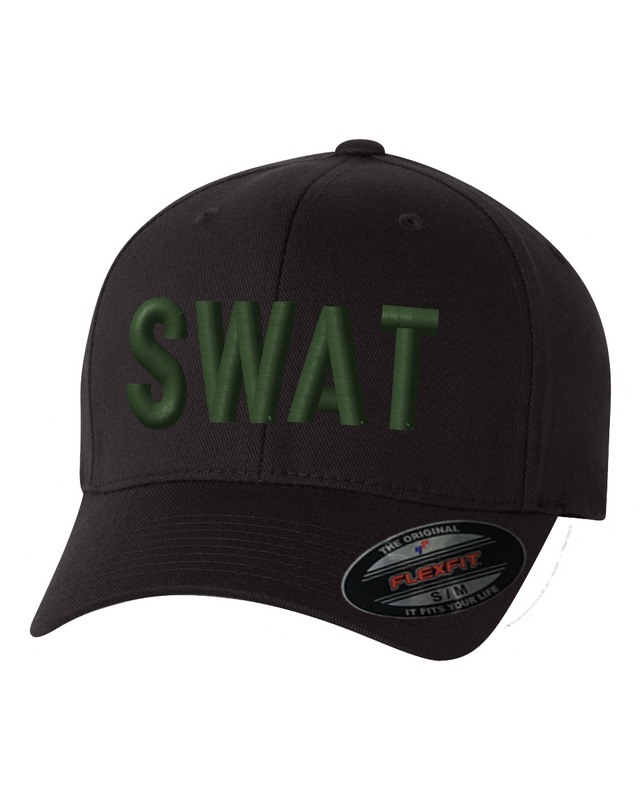 "SWAT" in Green on Black