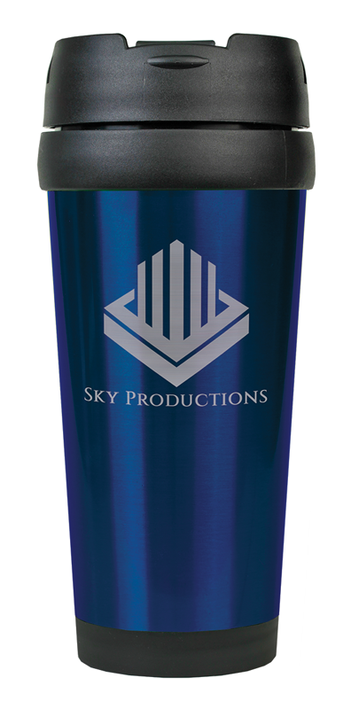 LTM071-75 - 16 oz. Laserable Stainless Steel Travel Mug without Handle