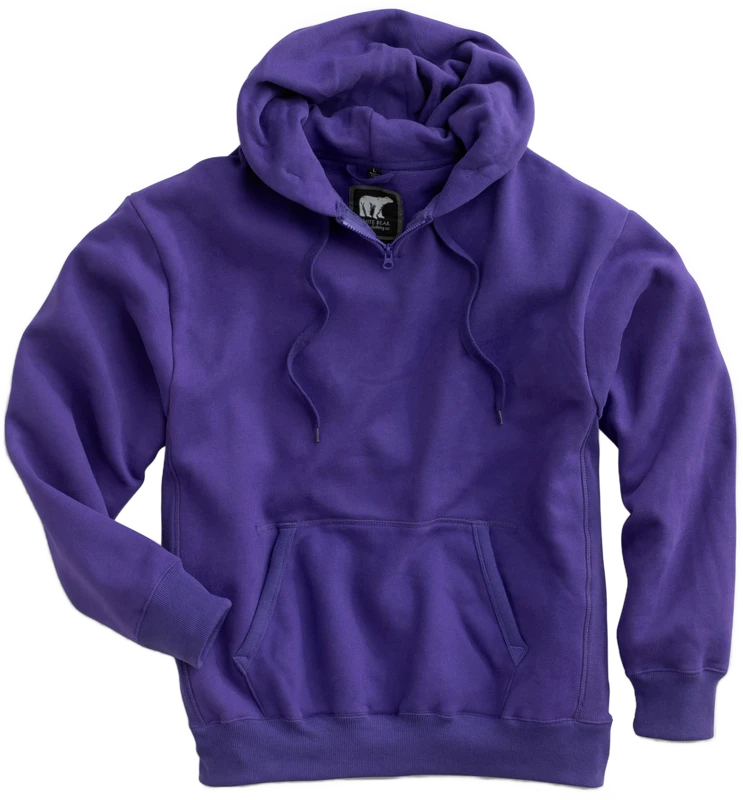 WB-1000: 11 oz Heavyweight Quarter Zip Hoodie by White Bear Clothing Co.