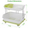 NewHome™ 2-Tier Dish Drying Rack product image