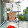Rolling Collapsible Clothes Drying Rack product image