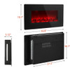 10-Color Flame Wall-Mounted Electric Fireplace product image