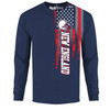 Men's Football USA Flag Long Sleeve Shirt product image