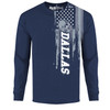 Men's Football USA Flag Long Sleeve Shirt product image