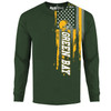 Men's Football USA Flag Long Sleeve Shirt product image